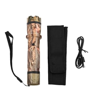 Closeout Camo Personal Protection USB Rechargeable Stun Gun With High Power LED Flashlight, Personal Self Defense Tool With Safety Switch