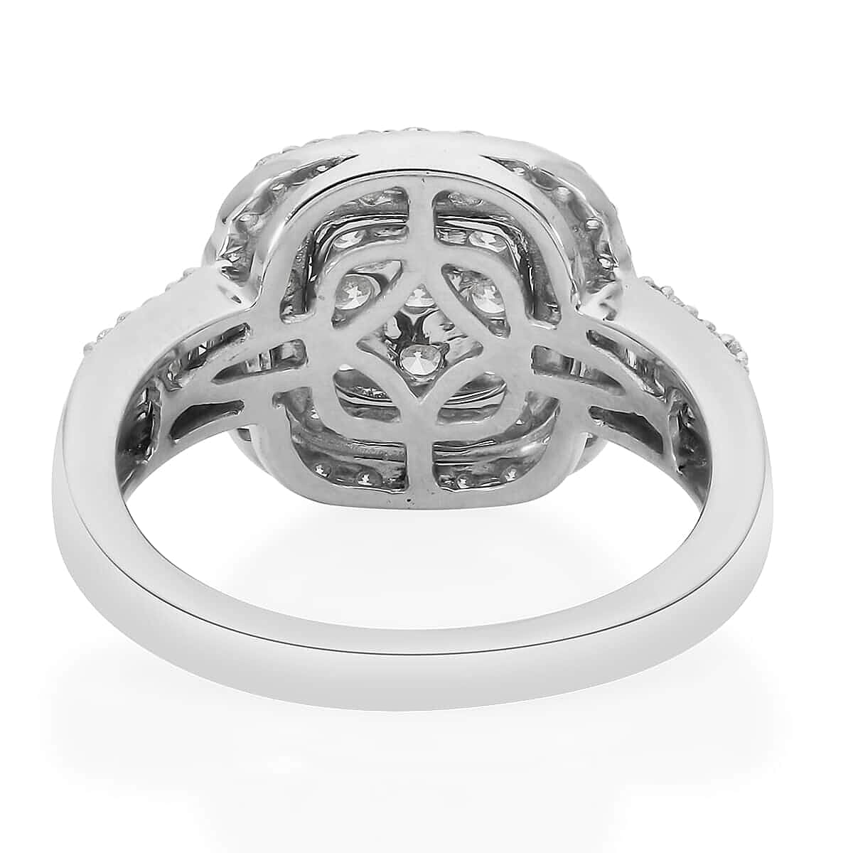 Rhapsody IGI Certified 950 Platinum Diamond E-F VS Ring (Size 6.5) 5.75 Grams 1.00 ctw image number 4