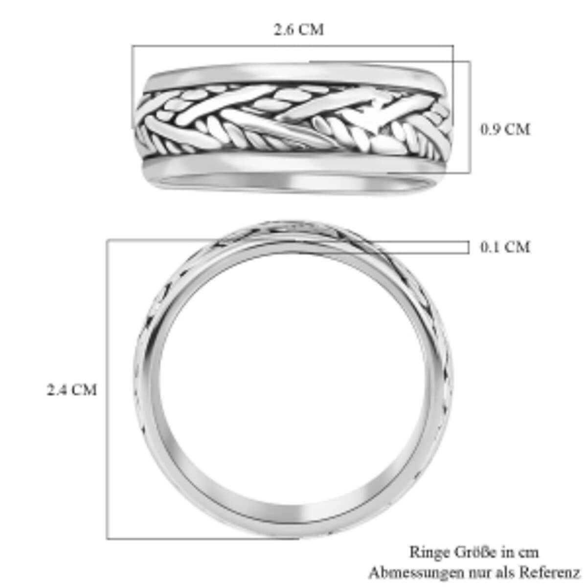 Ring in Sterling Silver (Size 11.5) image number 5