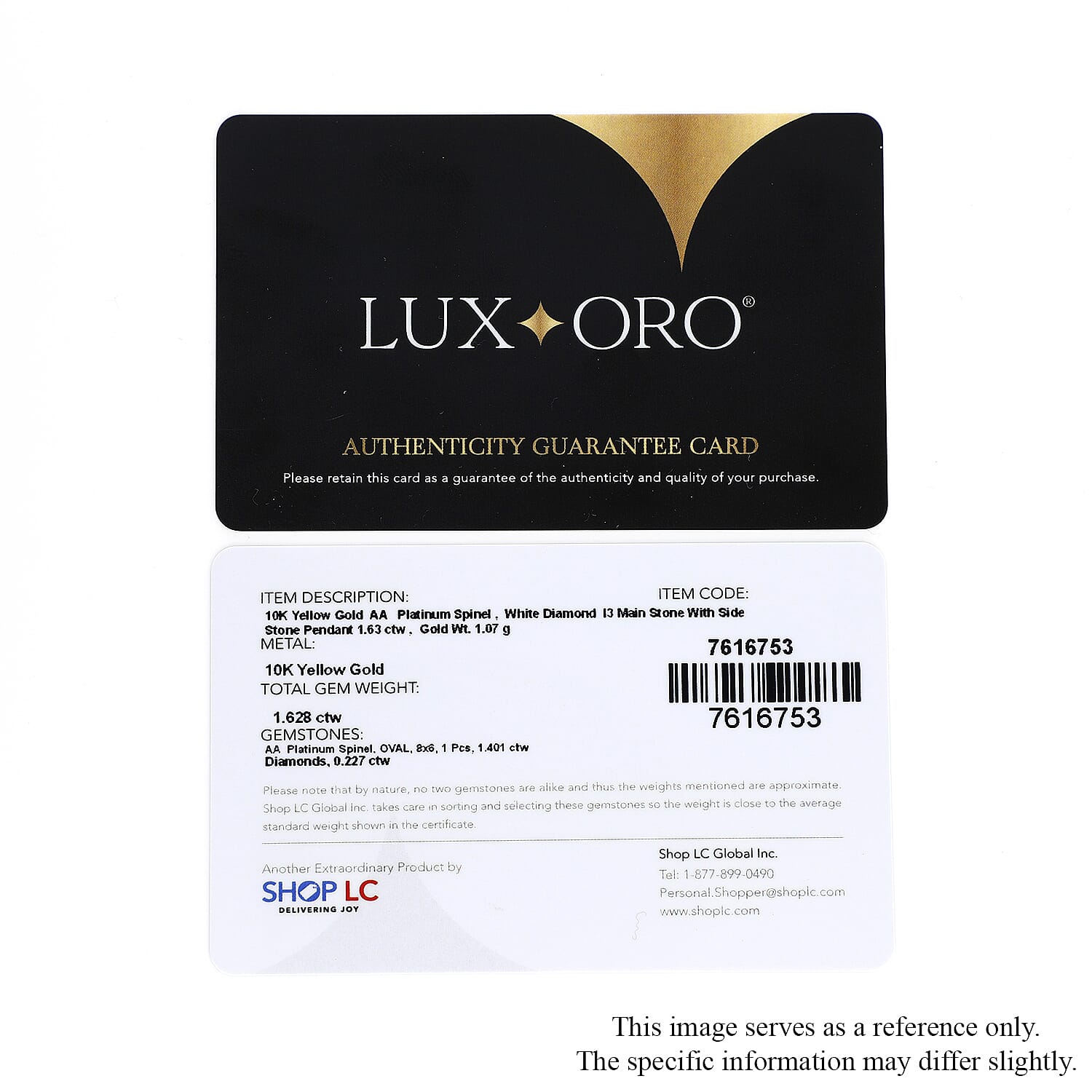 Luxoro 10K YG Premium Tanzanian Platinum Spinel and G-H I3 Diamond Halo Pendant 1.60 ctw