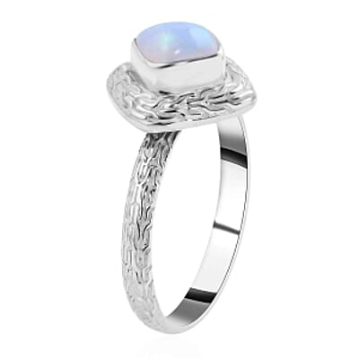 Ethiopian Welo Opal 1.60 ctw Ring in Sterling Silver (Size 9.0)