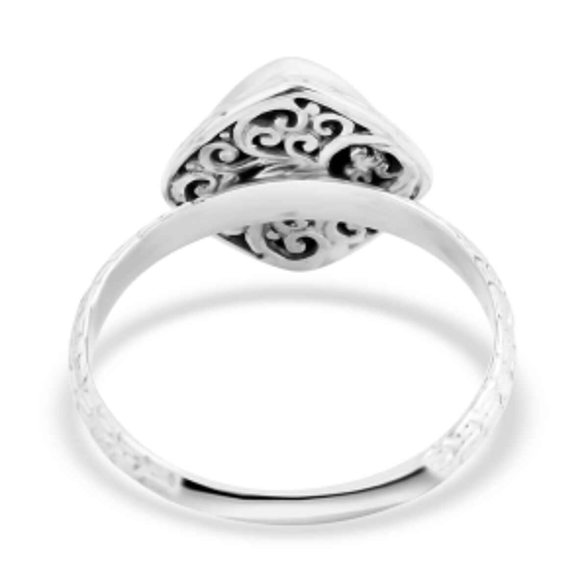 Ethiopian Welo Opal 1.60 ctw Ring in Sterling Silver (Size 9.0) image number 4