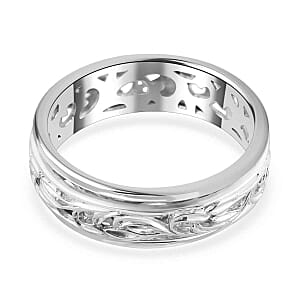 Leaf Ring in Sterling Silver (Size 9)