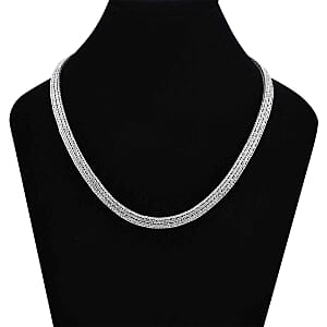 Sterling Silver Necklace (18 Inches) 53.67 g