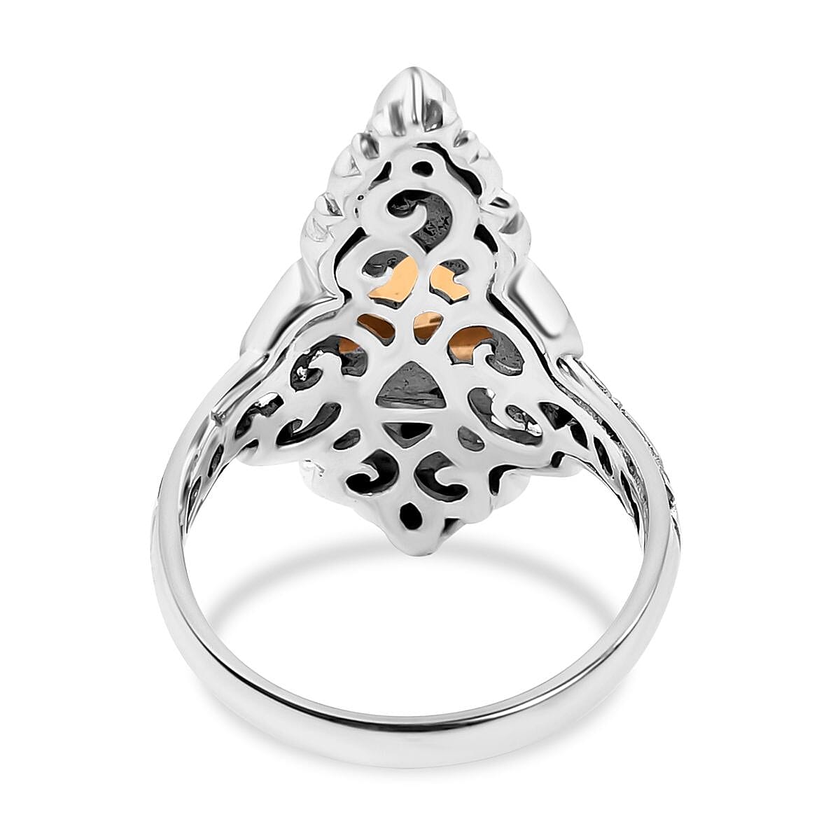 Brazilian Citrine 3.70 ctw Ring in Sterling Silver (Size 5.5)