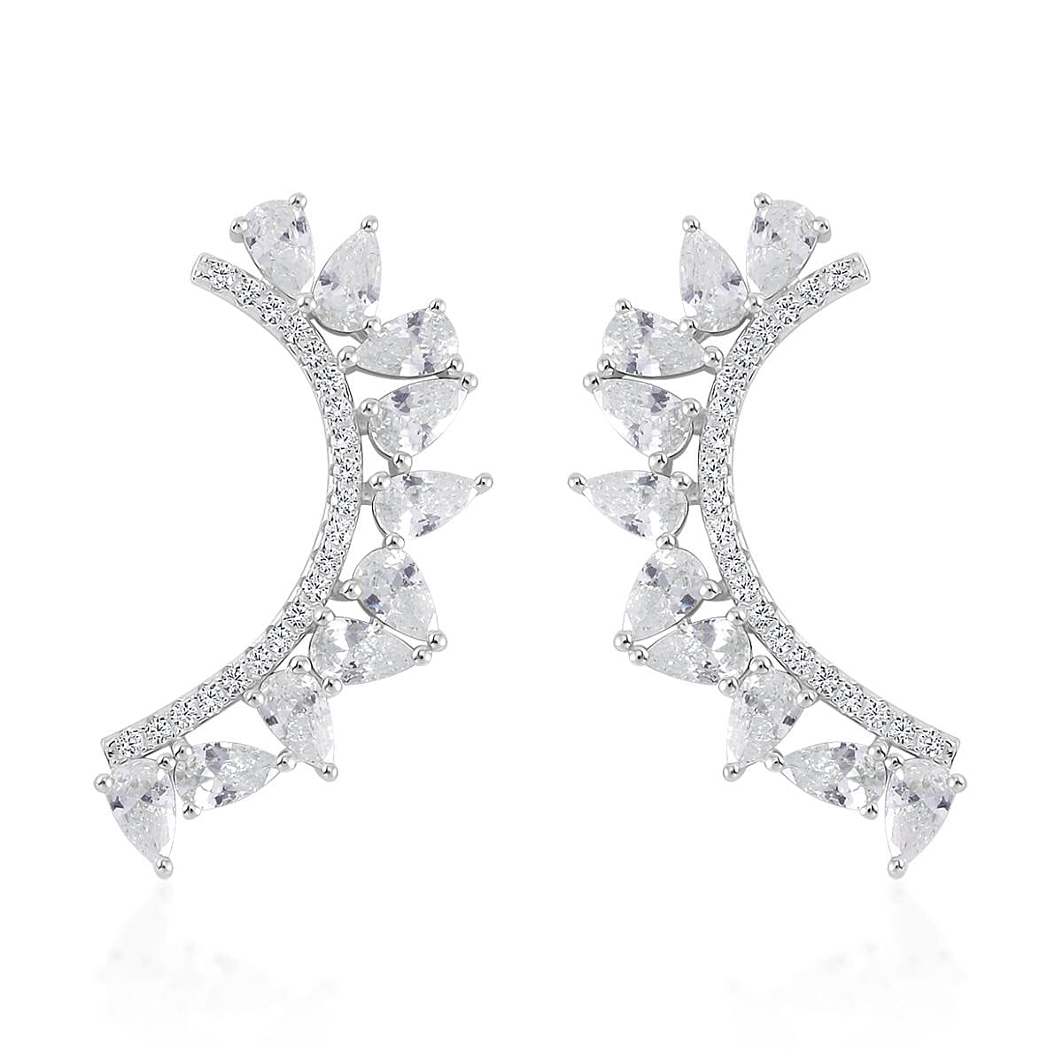 Simulated Diamond in Silver - Product card gallery slide 1 (10145016414491)