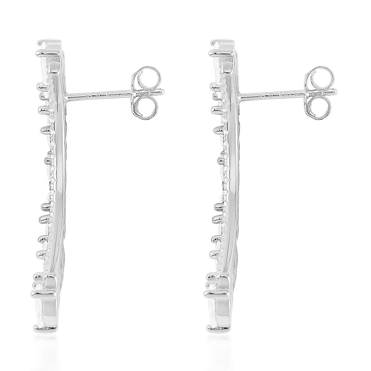 Simulated Diamond in Silver - Product card gallery slide 4 (10145016414491)