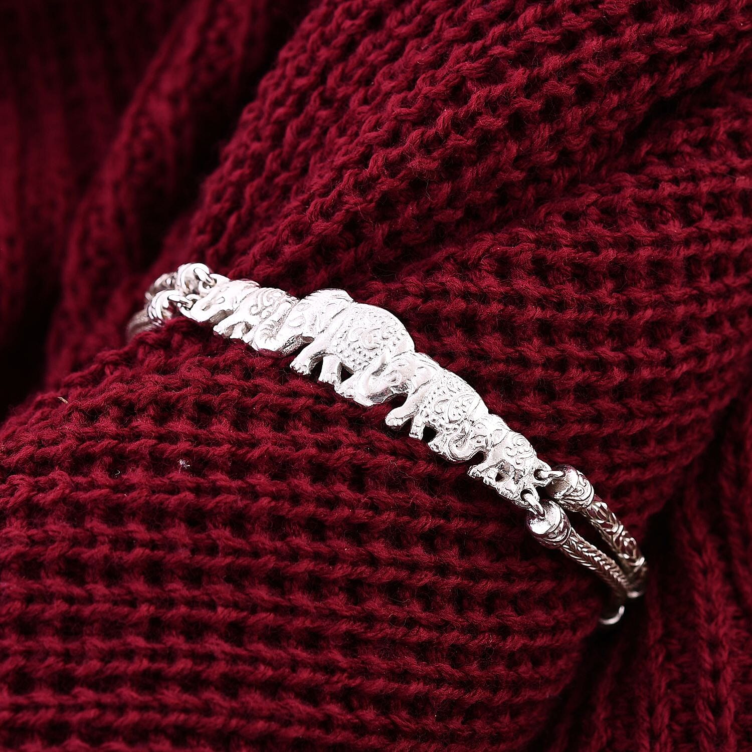 Sterling Silver Bracelet (7.50 In) 19.84 g