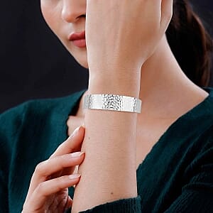 Sterling Silver Bangle Bracelet (7.25 In) 16.04 g