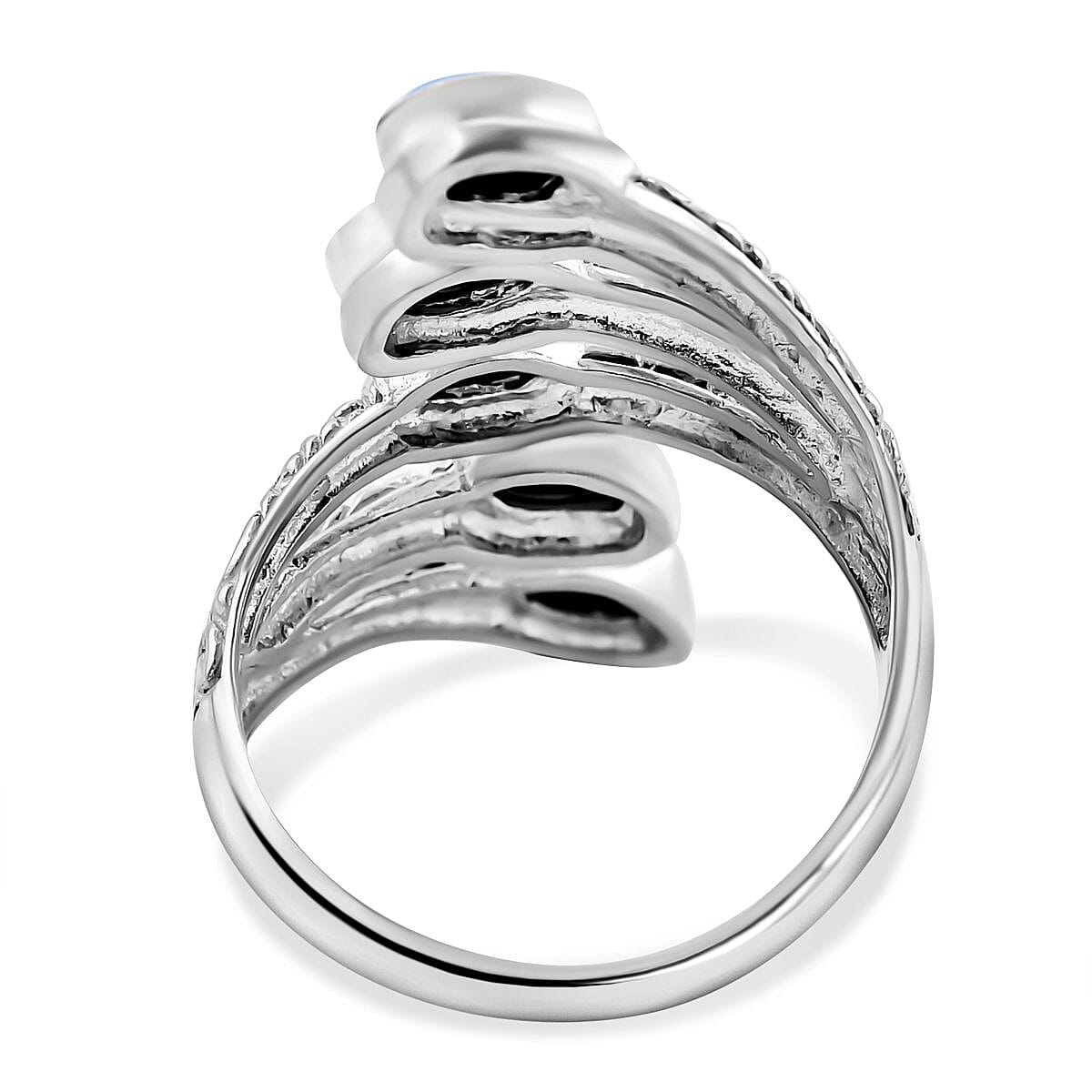 Sleeping Beauty Turquoise 1.50 ctw Ring in Sterling Silver (Size 5.5)