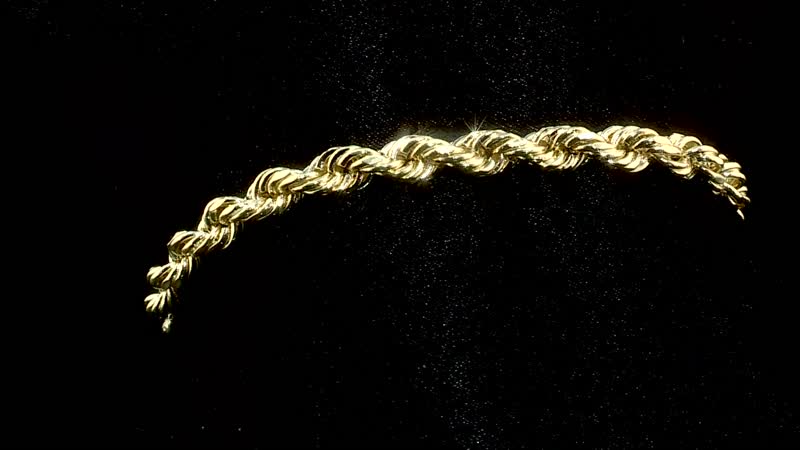 5.5mm Rope Chain Bracelet in 10K Yellow Gold 5.50 Grams (8.00 In)
