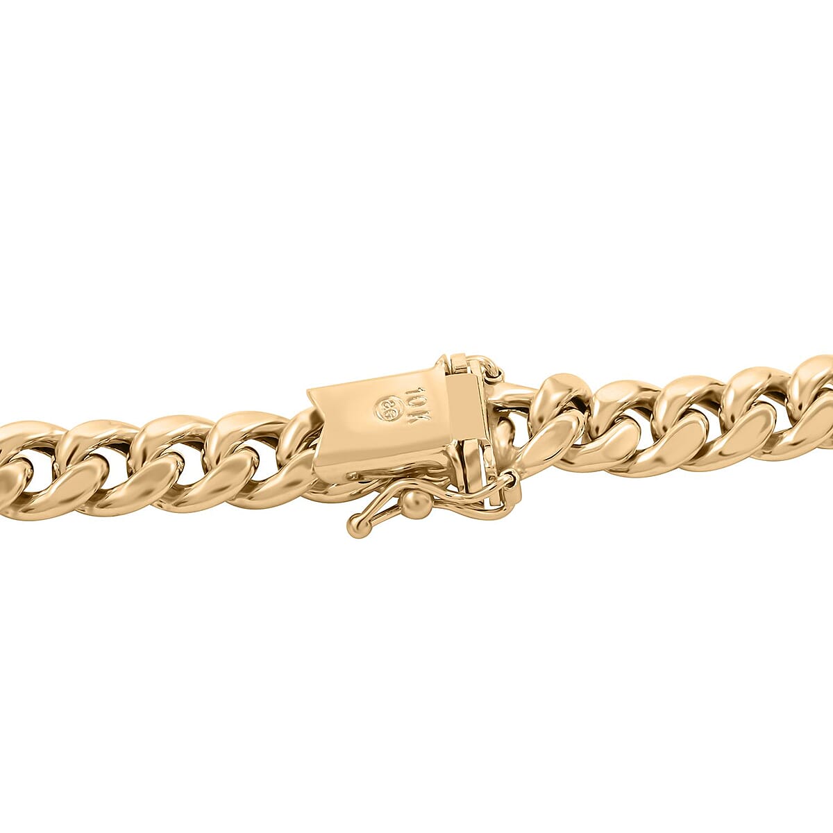 10K Yellow Gold 6.7mm Miami Cuban Chain Necklace 18 Inches 20.60 Grams image number 2