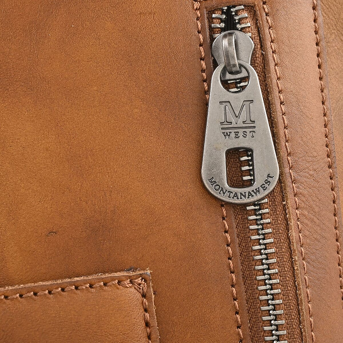 Montana West Brown Genuine Leather & Hair-on Cowhide Doble Handle Shoulder Bag image number 5