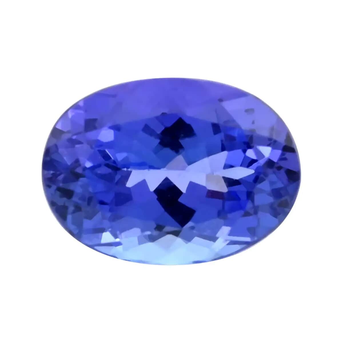 Certified & Appraised AAAA Tanzanite Set of 2 (Ovl 7.5x5.5 mm) 2.00 ctw image number 1