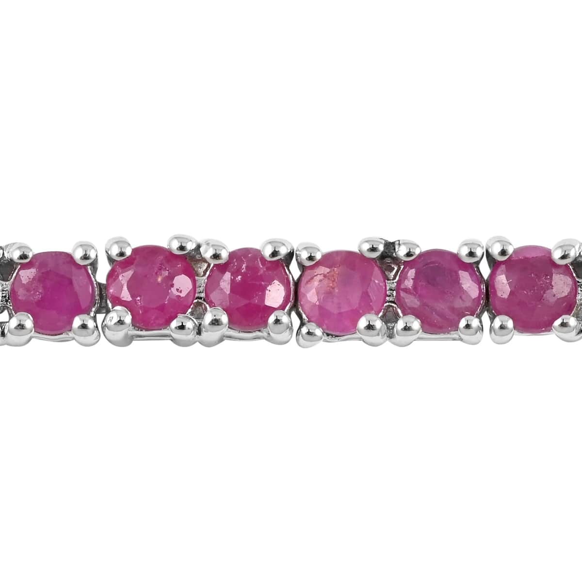 Karis Ruby Tennis Bracelet in Platinum Bond (7.25 In) 4.90 ctw image number 2