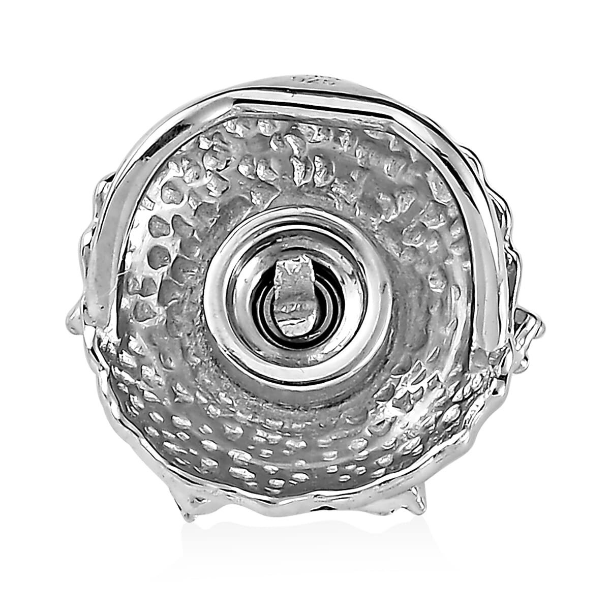 Rose De France Amethyst and White Zircon Pendant in Platinum Over Sterling Silver 0.50 ctw image number 4