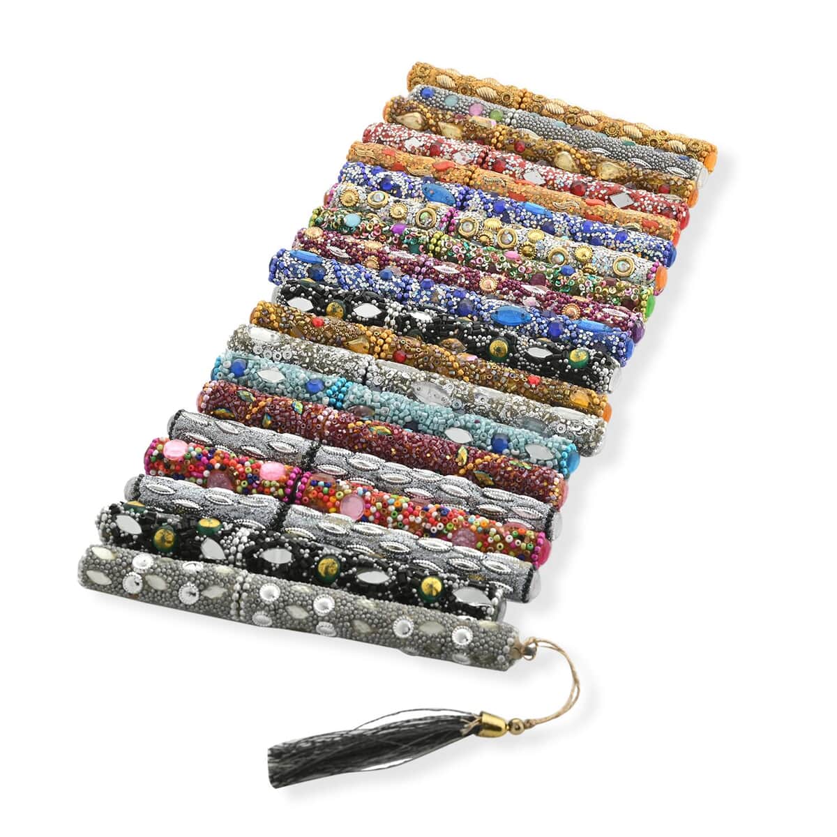 Set of 20 Multi Color Beaded Pen image number 1