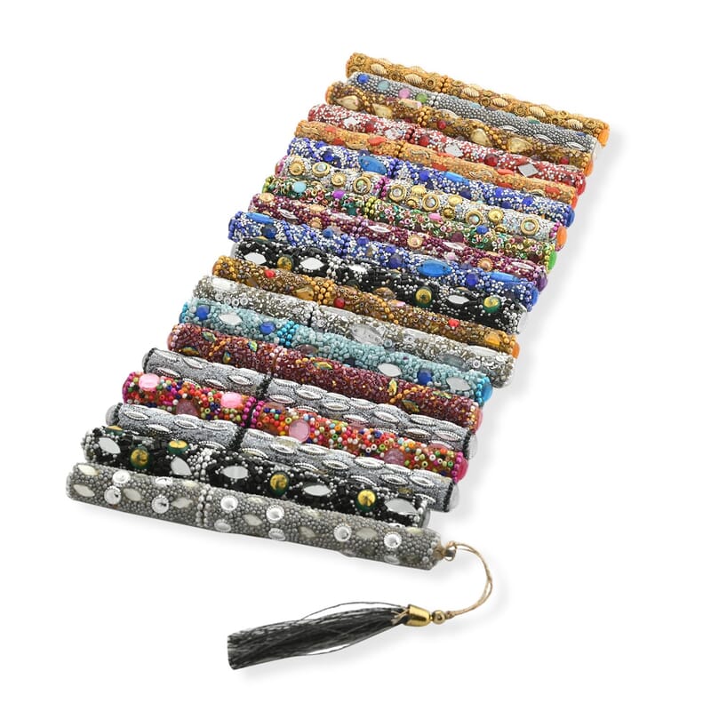 Set of 20 Multi Color Beaded Pen