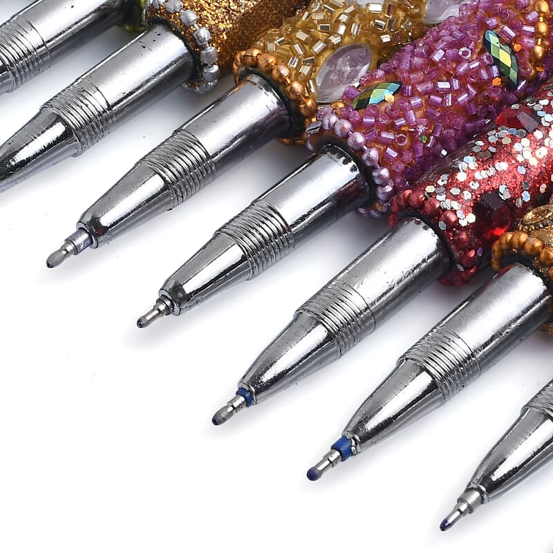 Set of 20 Multi Color Beaded Pen