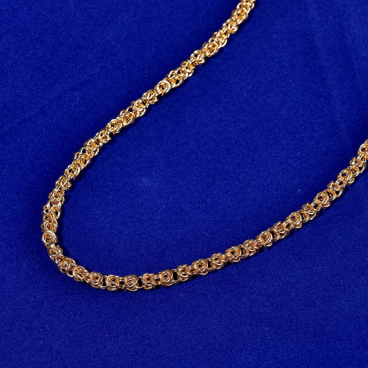 Byzantine Chain Necklace in 22K Yellow Gold 13.71 Grams 20 Inches image number 1