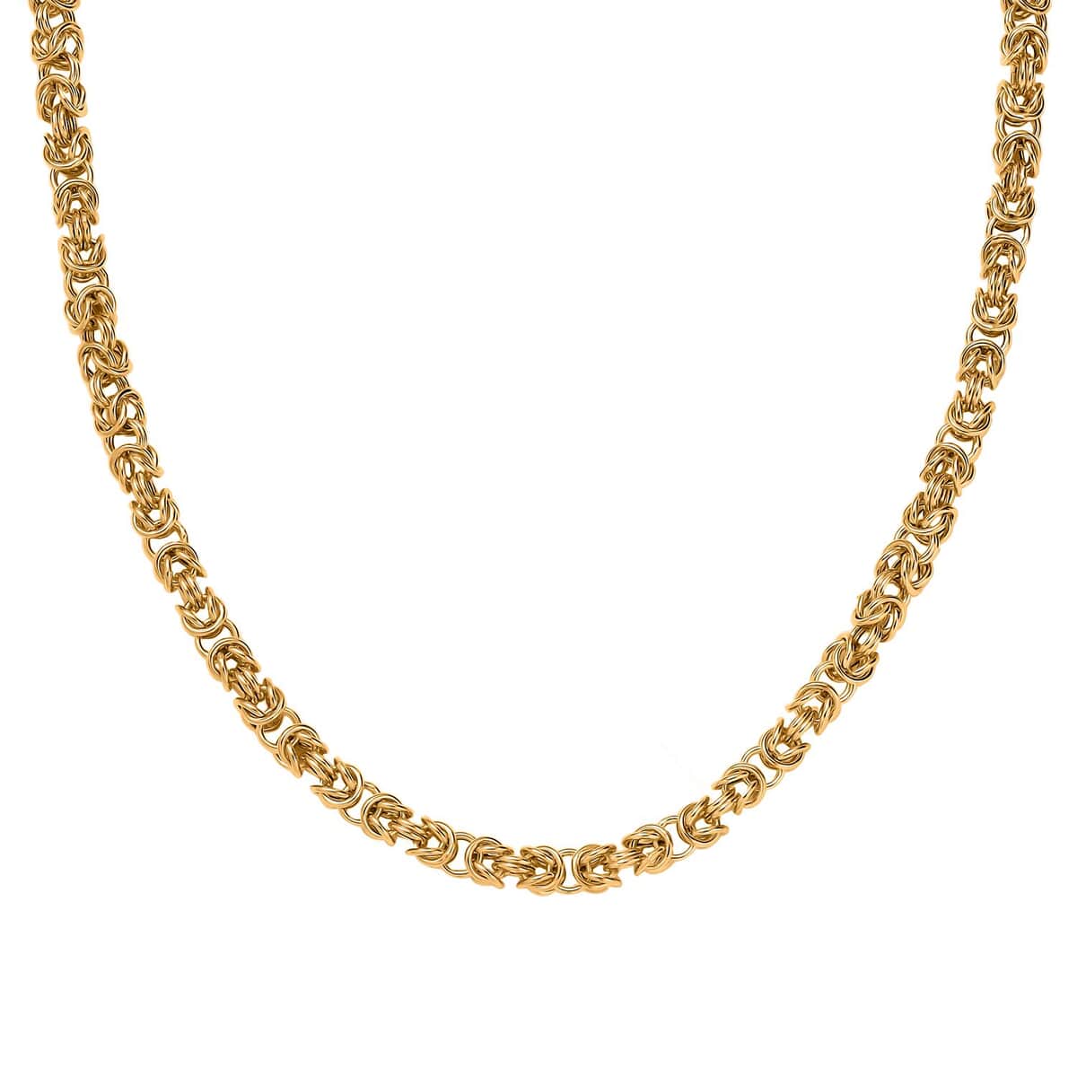 Byzantine Chain Necklace in 22K Yellow Gold 13.71 Grams 20 Inches image number 3