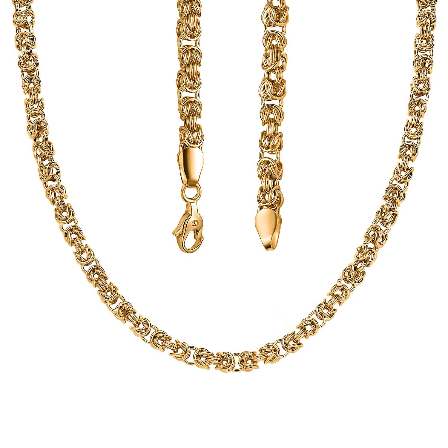 Buy Byzantine Chain Necklace in 22K Yellow Gold 13.71 Grams 20