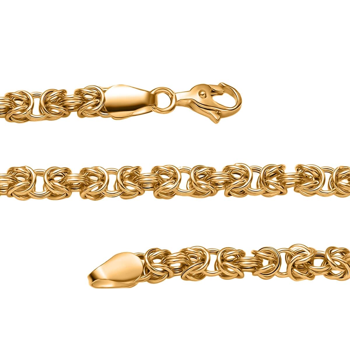 Byzantine Chain Necklace in 22K Yellow Gold 13.71 Grams 20 Inches image number 5