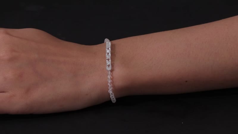 Doorbuster African Amethyst Beaded Bracelet in Sterling Silver (6.50-8.00In) 11.75 ctw