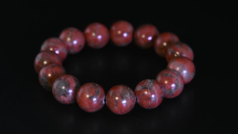 Red Jasper Beaded Stretch Bracelet 200.00 ctw
