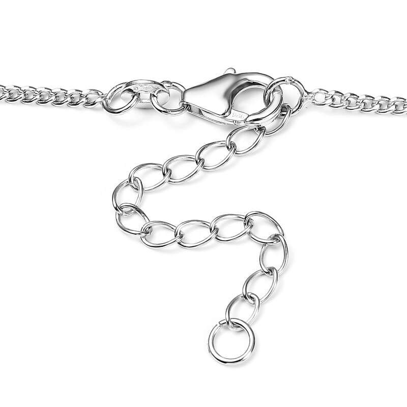 Tanzanian Rhodolite Garnet Necklace 18-20 Inches in Platinum Over Sterling Silver 9.25 ctw