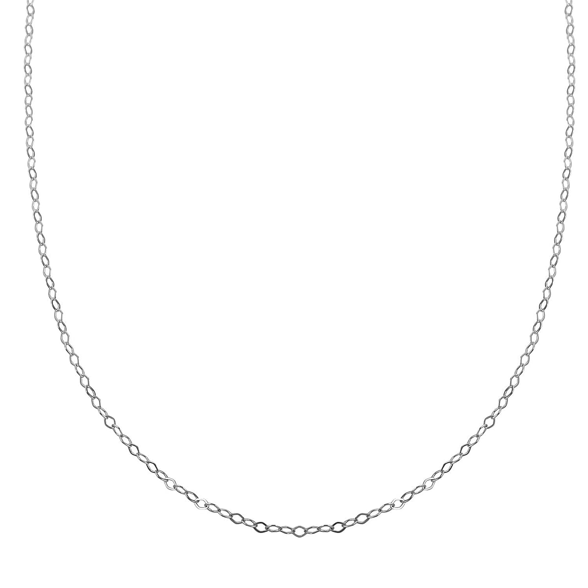 Sterling Silver Necklace 24 Inches 2.60 Grams image number 2