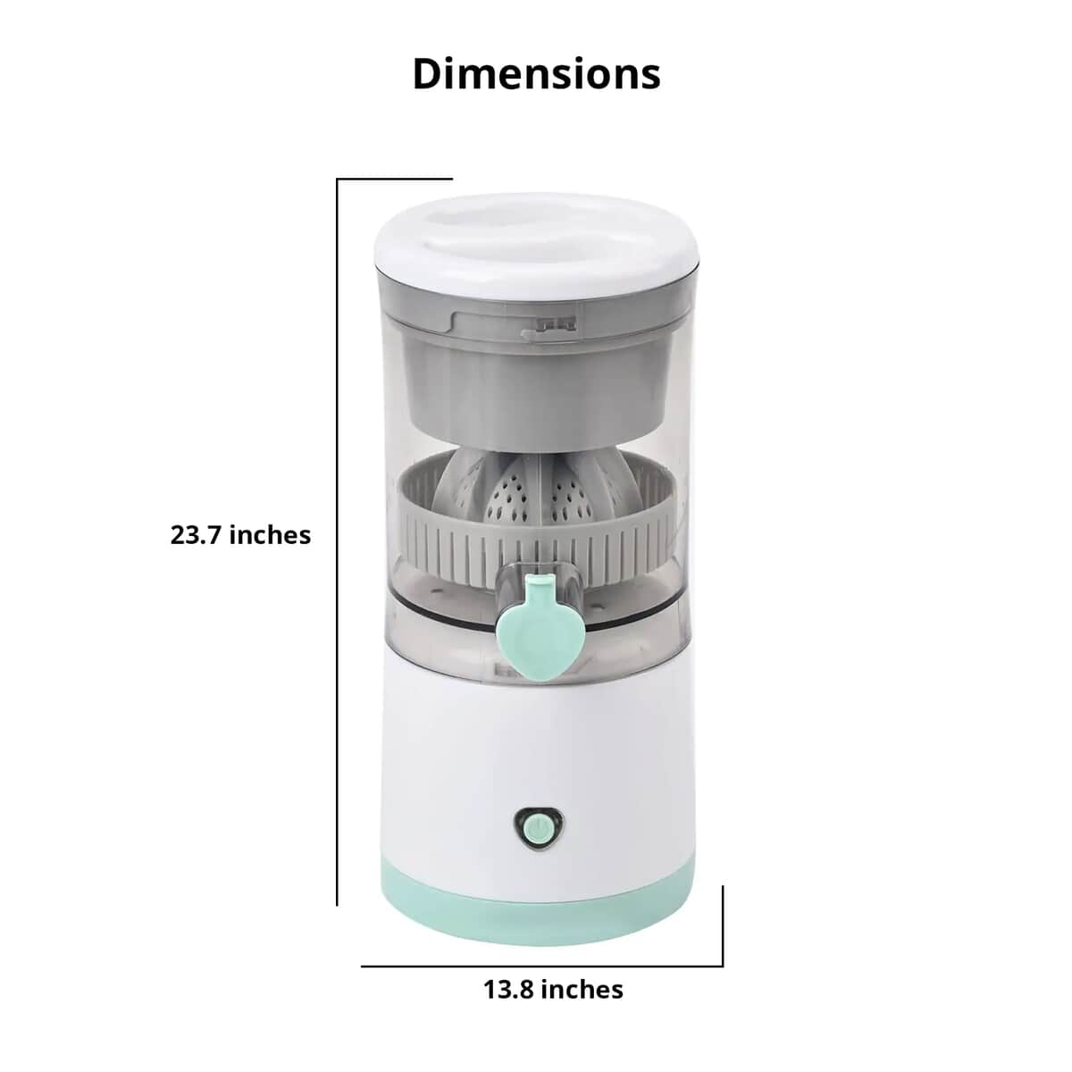 USB Rechargeable Cordless and Portable Juicer (Battery 1500 mAh) (35w, 3.7v) image number 4