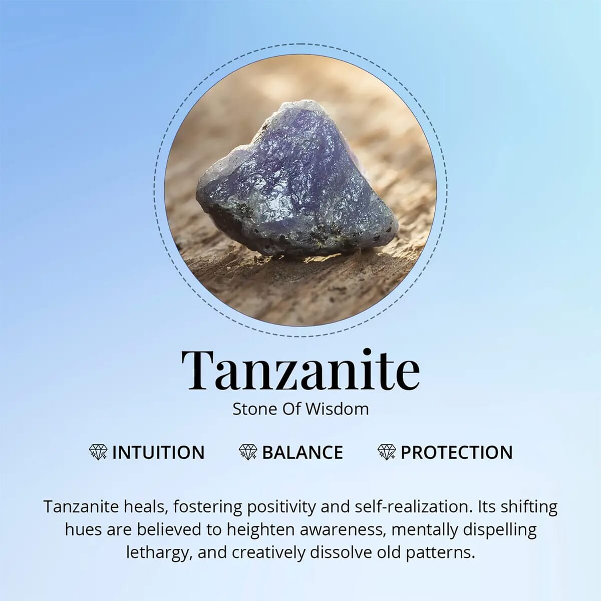 Tanzanite 5 Stone Ring in Platinum Over Sterling Silver (Size 10.0) 1.10 ctw image number 9