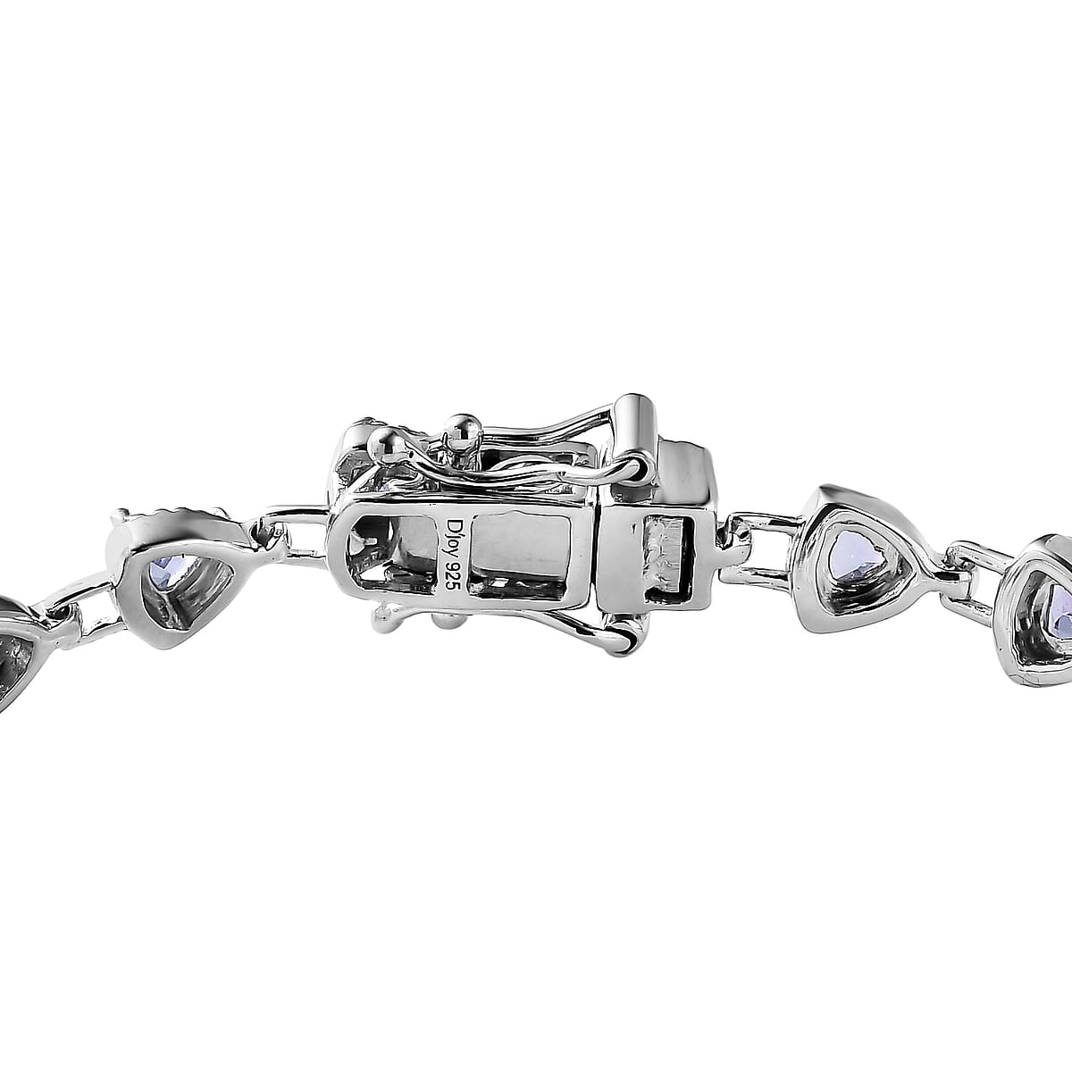 Tanzanite Link Bracelet in Platinum Over Sterling Silver (7.25 In) 3.50 ctw image number 3