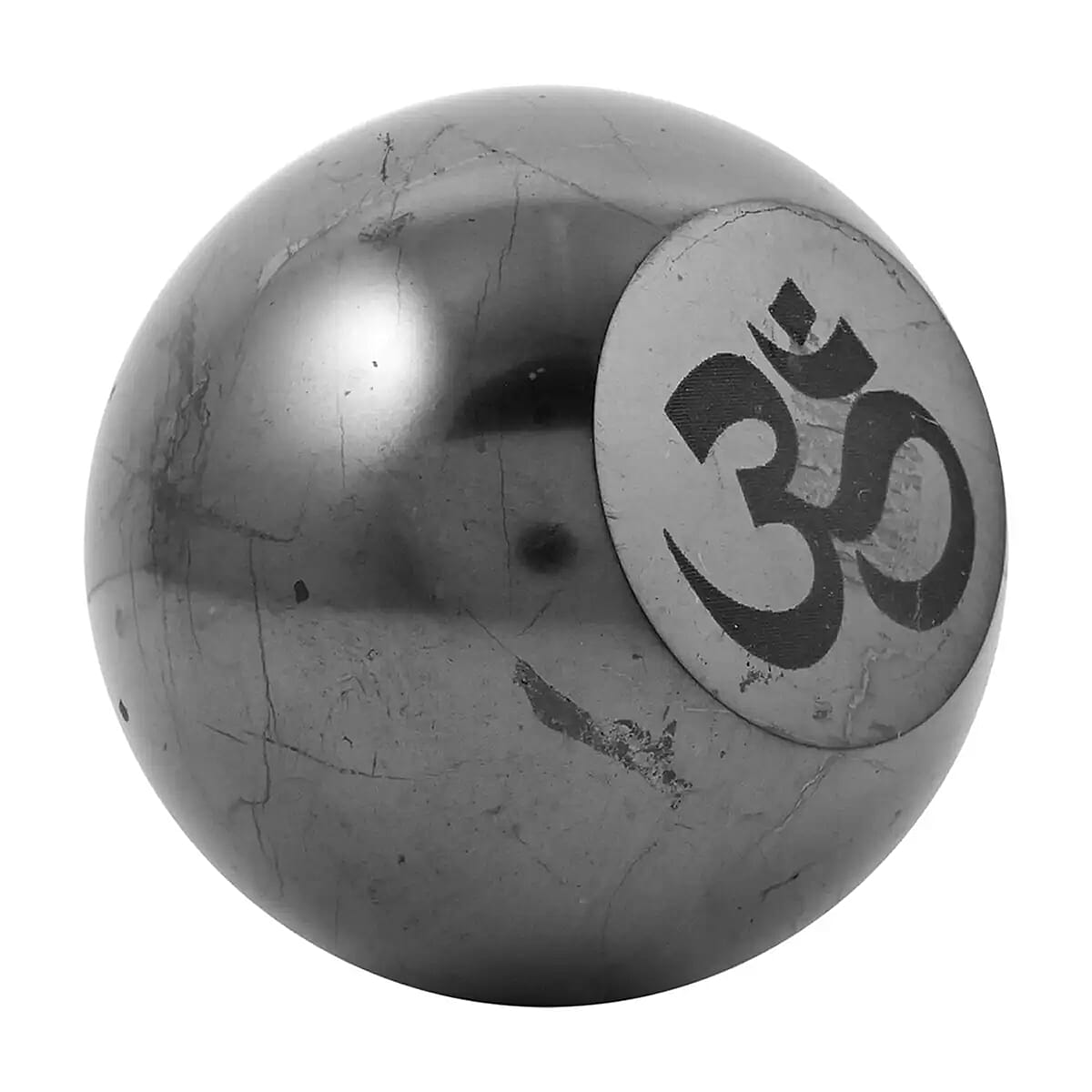 Shungite Engraved Sphere 5cm -OM image number 5