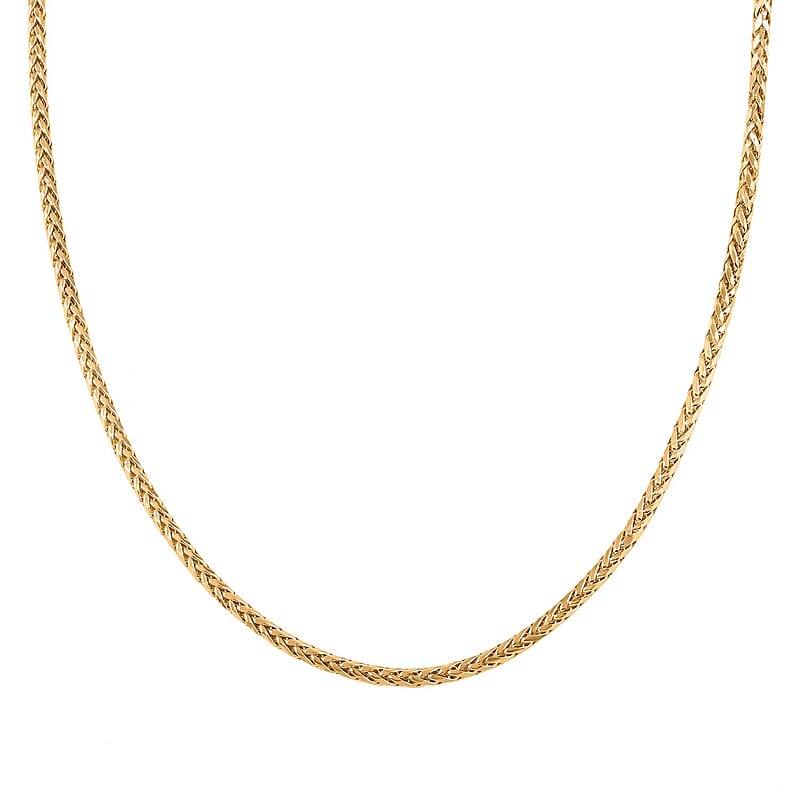 10K Yellow Gold 2.5mm Palma Chain Necklace 20 Inches 5.70 Grams