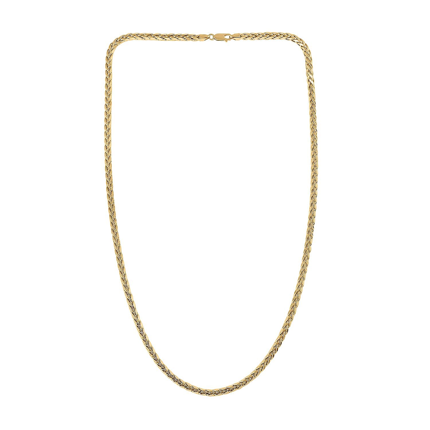 10K Yellow Gold 2.5mm Palma Chain Necklace 20 Inches 5.70 Grams