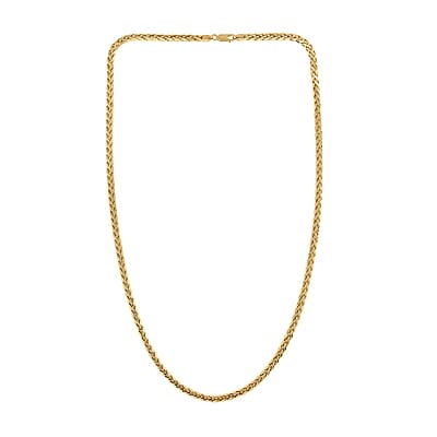 10K Yellow Gold 2.5mm Palma Chain Necklace 20 Inches 5.70 Grams