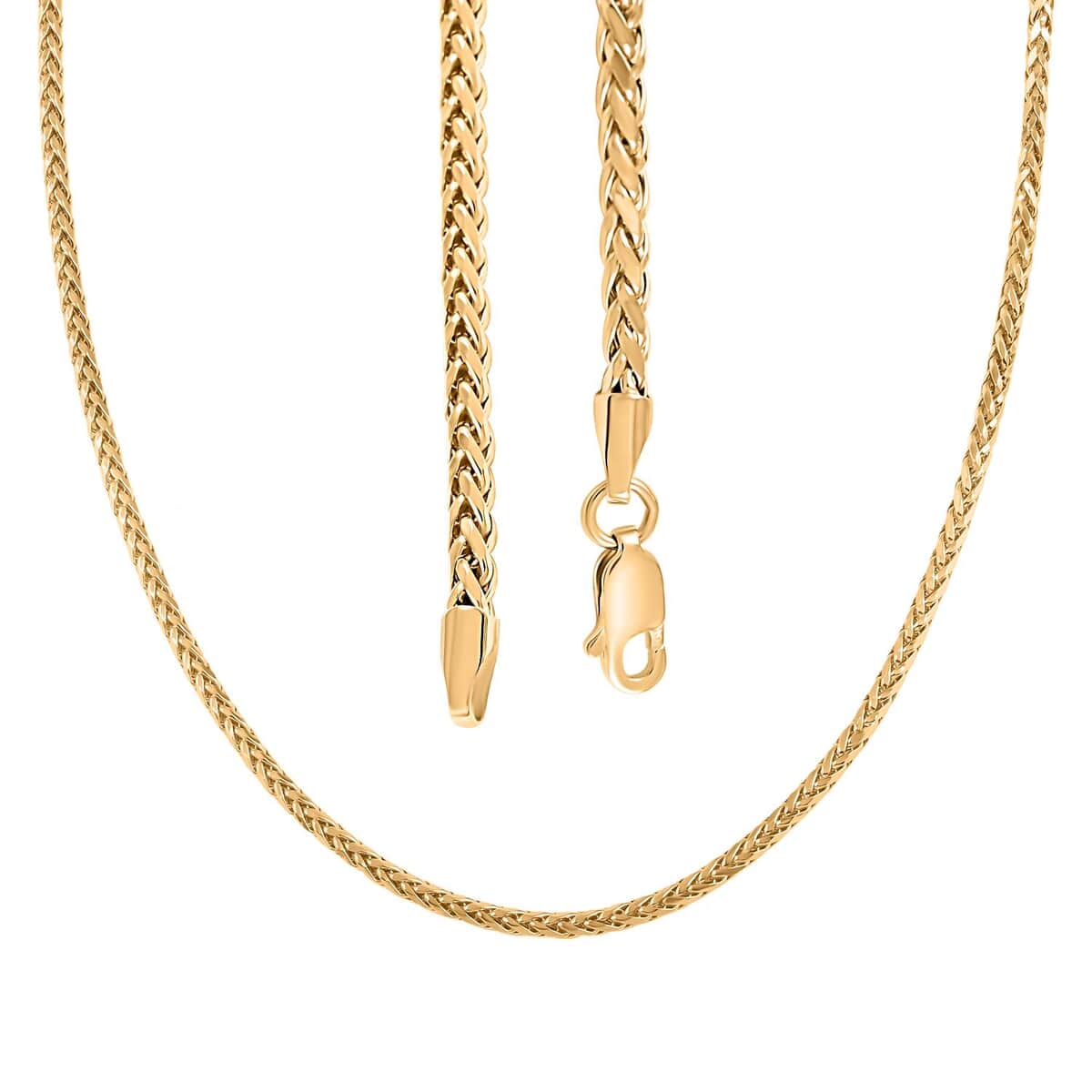 10K Yellow Gold 2.5mm Palma Chain Necklace 22 Inches 6 Grams image number 3