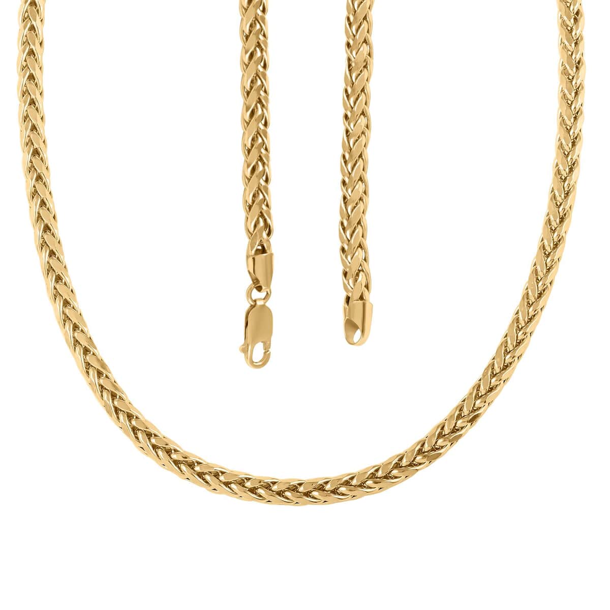 10K Yellow Gold 2.5mm Palma Chain Necklace 22 Inches 6 Grams image number 4