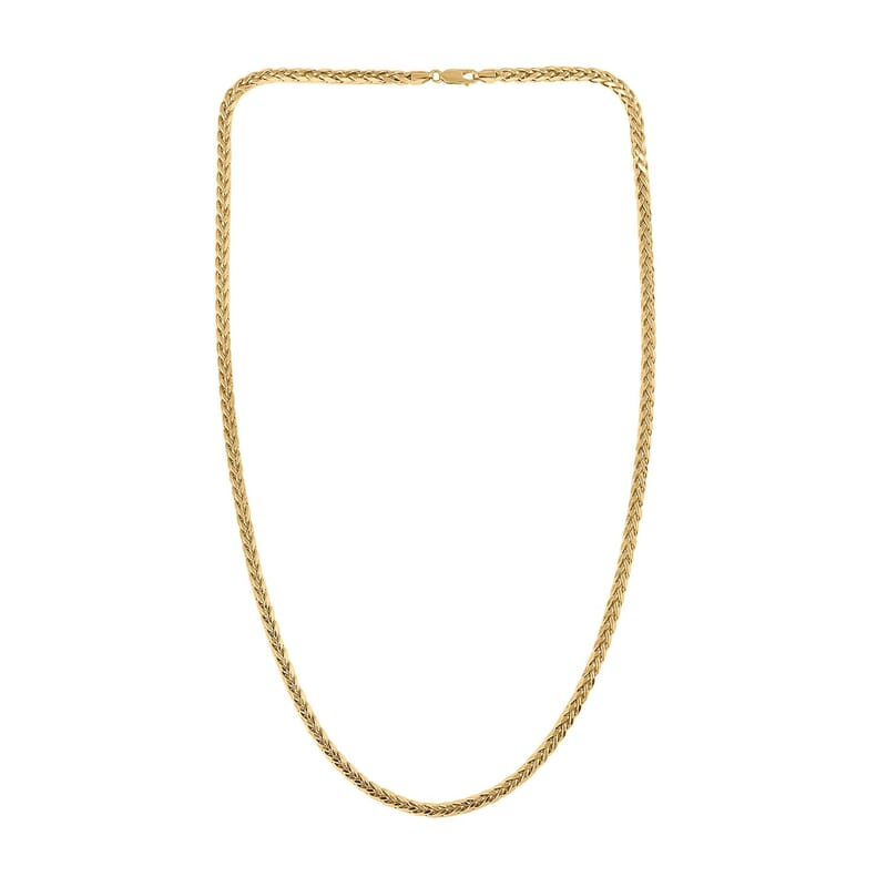 10K Yellow Gold 2.5mm Palma Chain Necklace 22 Inches 6 Grams