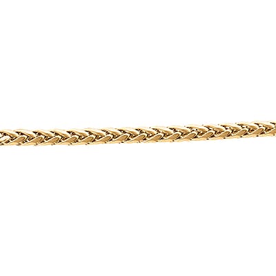 10K Yellow Gold 3mm Palma Chain Bracelet (8.00 In) 4 Grams