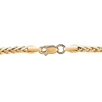 10K Yellow Gold 3mm Palma Chain Bracelet (8.00 In) 4 Grams