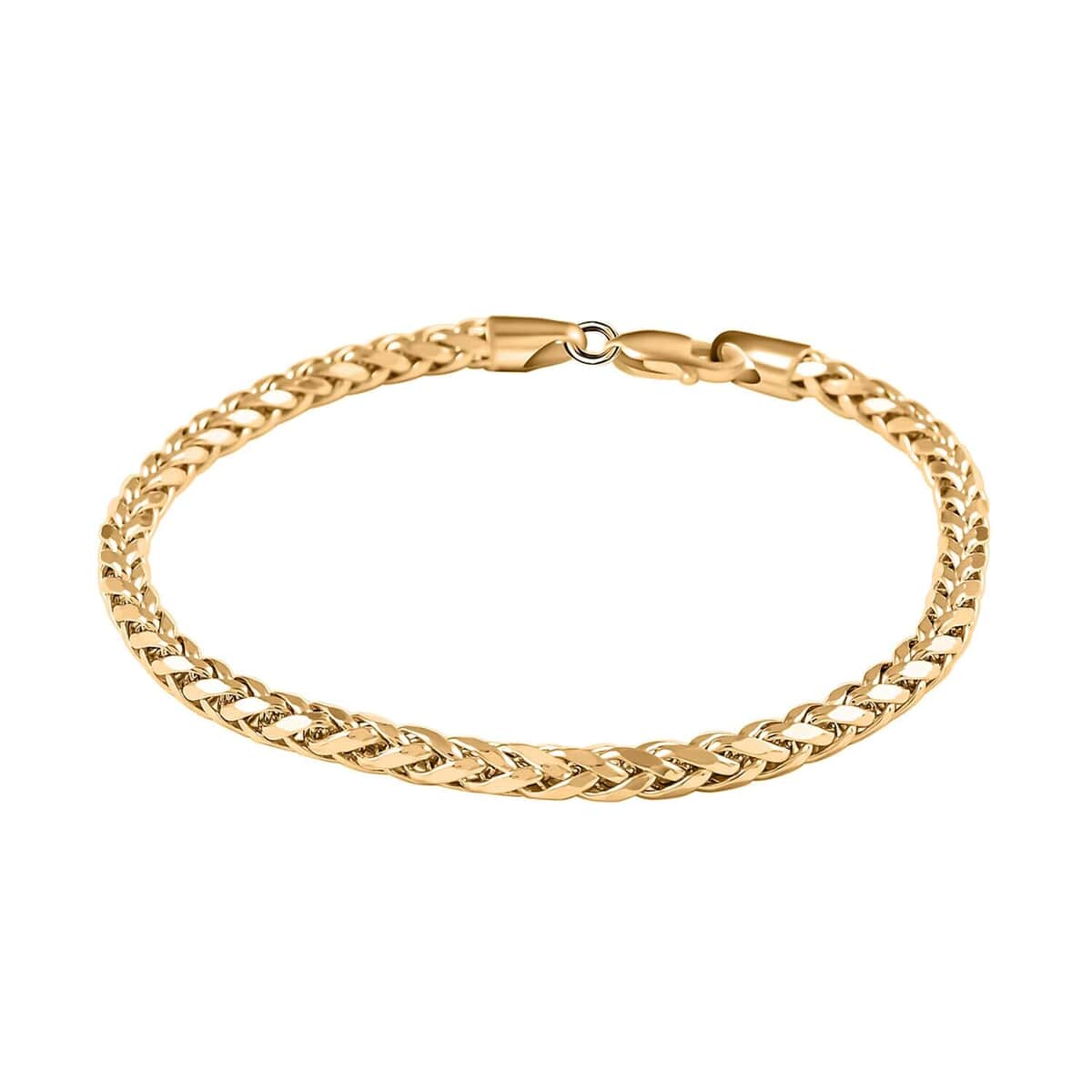 10K Yellow Gold 3mm Palma Chain Bracelet (8.00 In) 3.70 Grams image number 0