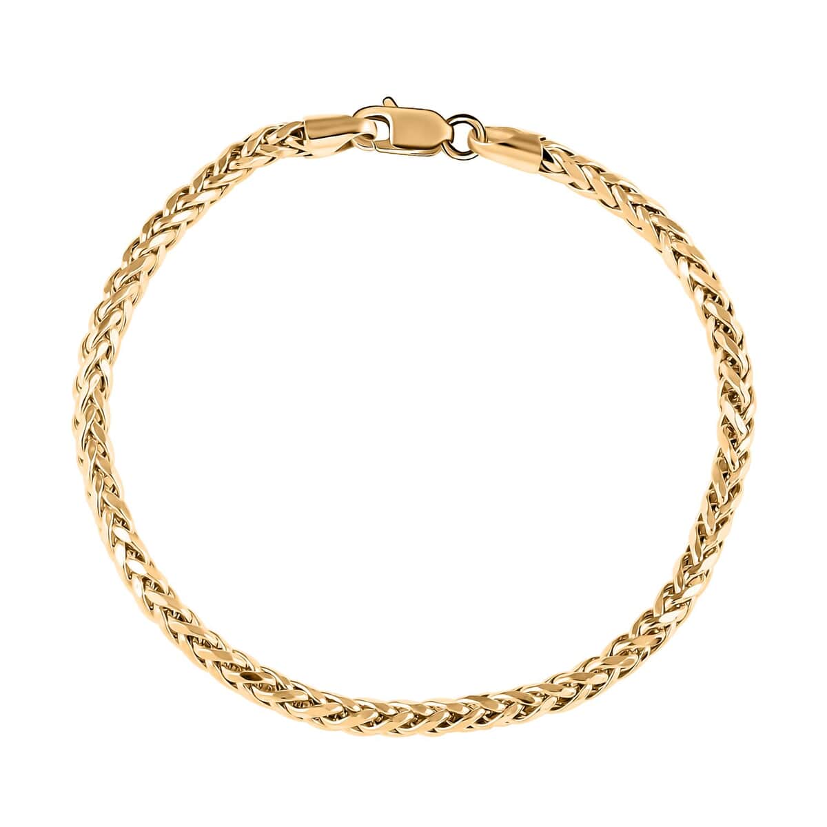 10K Yellow Gold 3mm Palma Chain Bracelet (8.00 In) 3.70 Grams image number 2