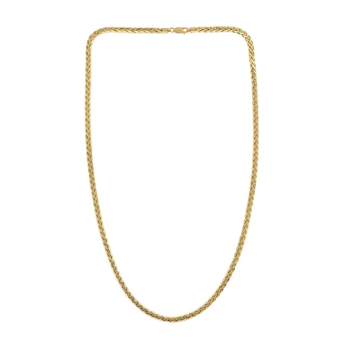 Palma Chain Necklace in 10K Yellow Gold, Gold Palma Necklace, 20 Inch Necklace, Gold Gifts 3mm 8.40 Grams image number 5