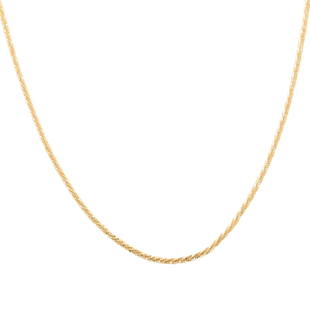 14K Yellow Gold 1.5mm Sparkle Chain Necklace 24 Inches 2.40 Grams image number 0