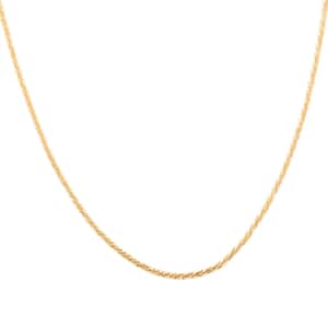 14K Yellow Gold 1.5mm Sparkle Chain Necklace 24 Inches 2.40 Grams