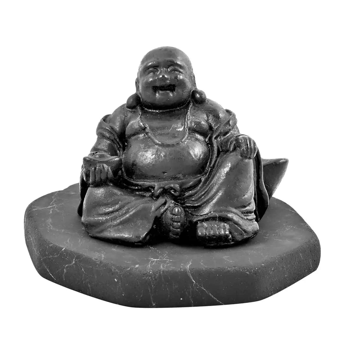 Shungite Hotei Laughing Buddha image number 0