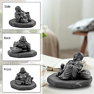 Shungite Hotei Laughing Buddha